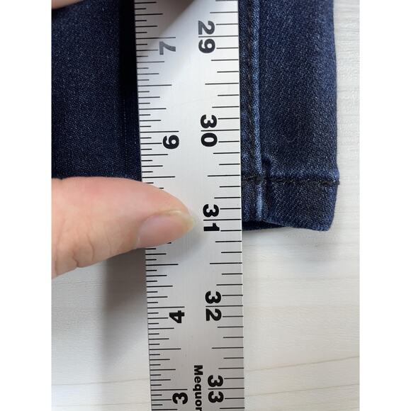 Melissa McCarthy Seven7 Jeans Womens 18 Dark Wash Blue Bootcut Stretch Plus - Picture 6 of 12
